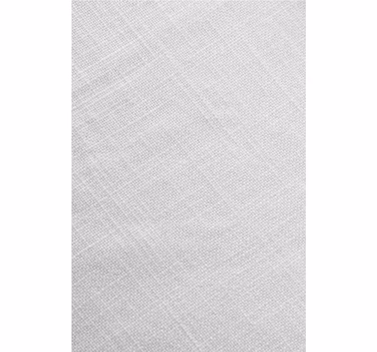 Toile fenêtre salle de bain imitation lin blanc - TenStickers