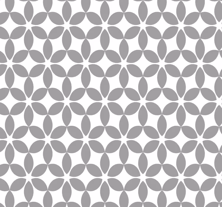Toile fenêtre salle de bain motif gris et blanc - TenStickers