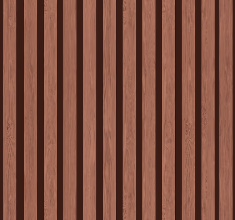 Toile fenêtre salon lamelles mocha mousse - TenStickers