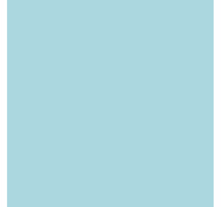 Toile fenêtre cuisine bleu clair monochrome - TenStickers