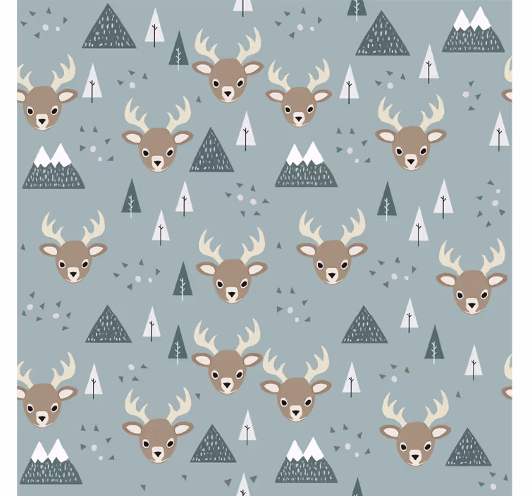 Toile fenêtre chambre enfant design nordique cher - TenStickers