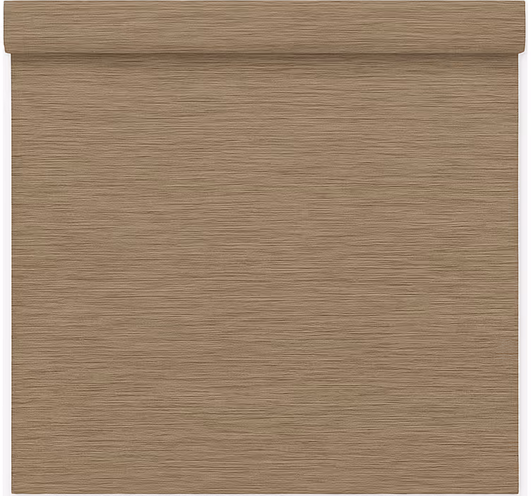 Toile fenêtre salon tissu marron minimaliste - TenStickers