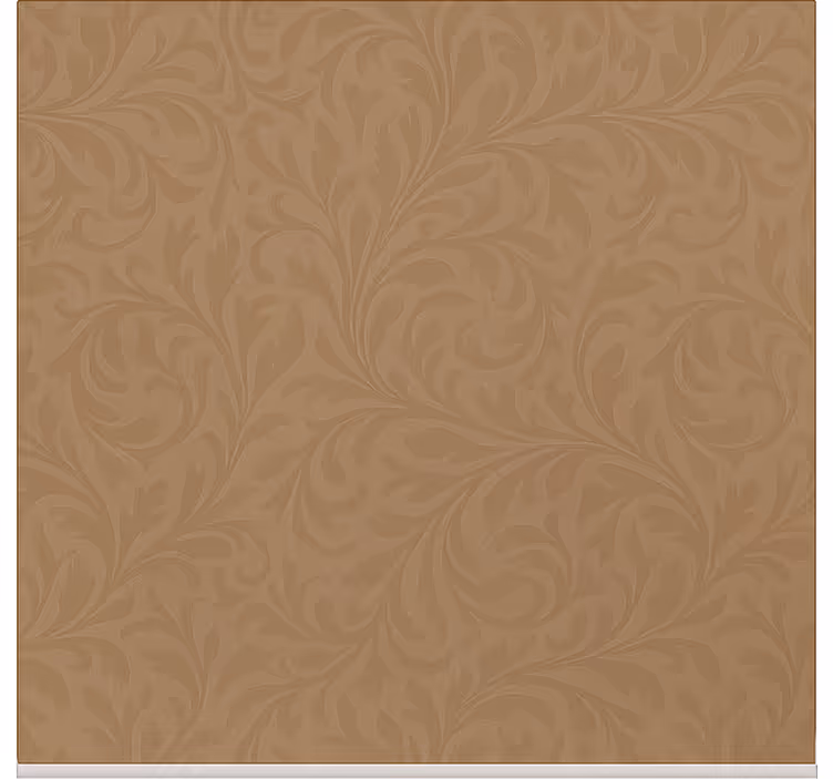 Toile fenêtre salon design élégant beige foncé - TenStickers