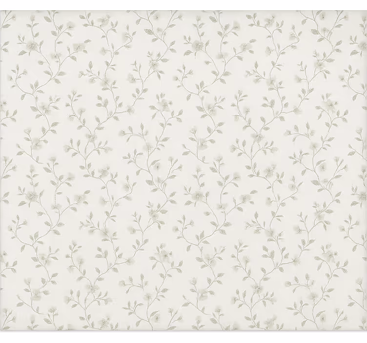 Toile fenêtre chambre couple délicat motif floral vintage - TenStickers