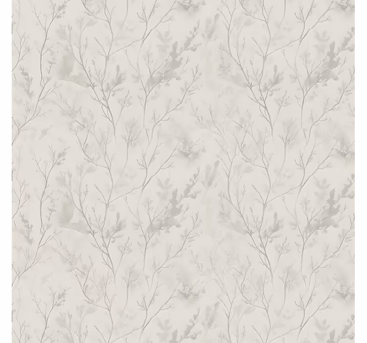 Toile fenêtre cuisine motif floral d'hiver - TenStickers