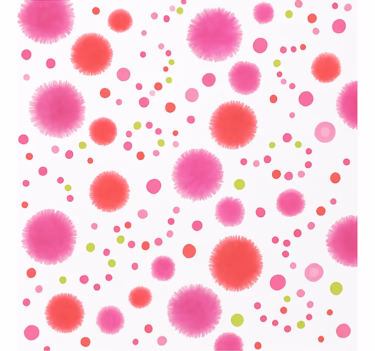 Toile fenêtre chambre adolescent motif pop rose - TenStickers