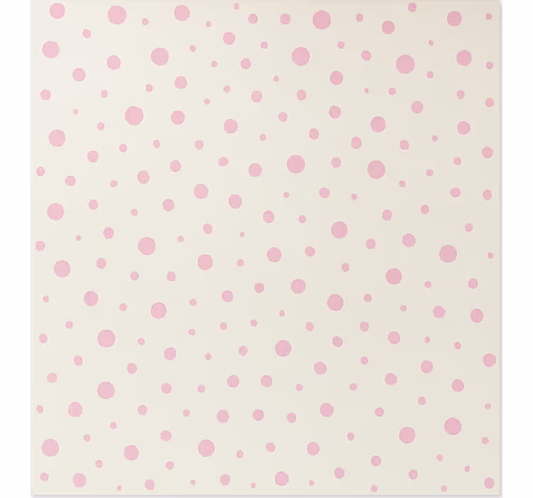 Toile fenêtre chambre adolescent pois roses élégants - TenStickers