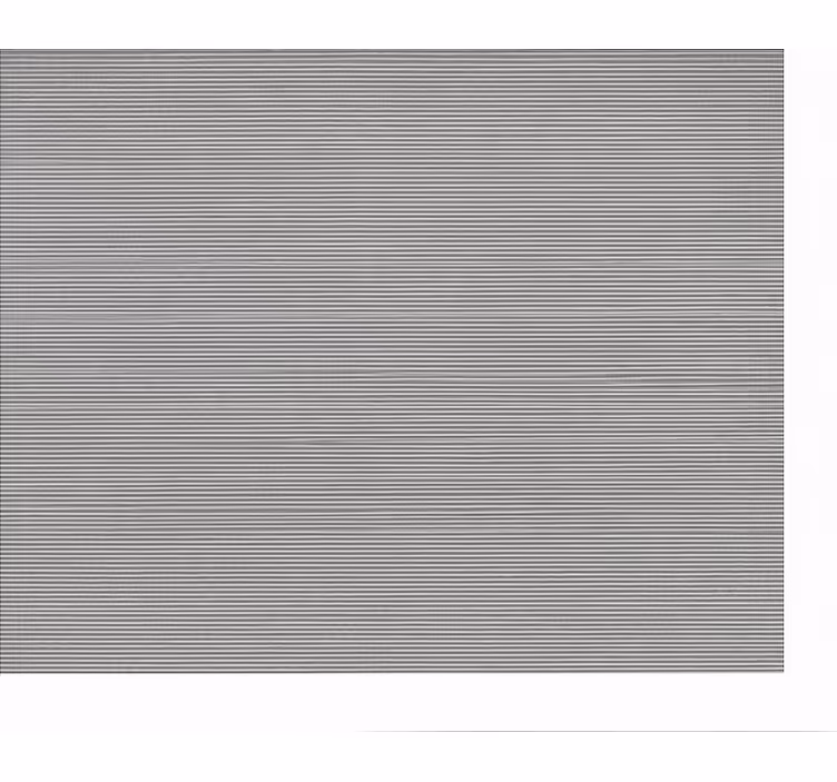 Toile fenêtre salle à manger effet tissé gris - TenStickers