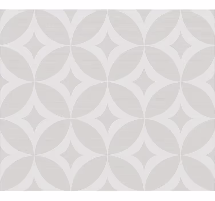 Toile fenêtre salle à manger motif géométrique en losange - TenStickers