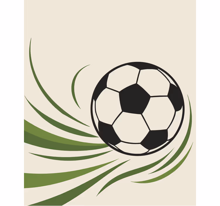 Toile fenêtre chambre adolescent football - TenStickers