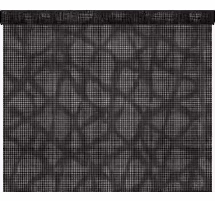 Toile fenêtre bureaux transparente noire/grise - TenStickers