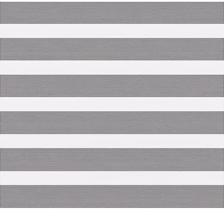 Toile fenêtre bureaux rayures grises - TenStickers
