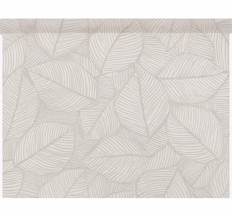 Toile fenêtre bureaux feuilles d'arbre - TenStickers