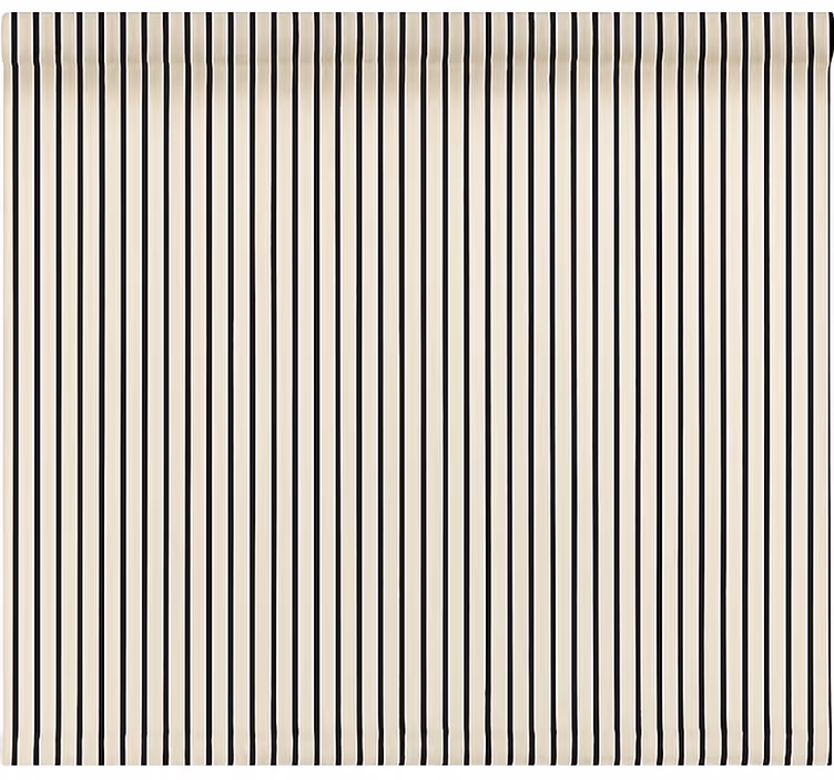 Toile fenêtre bureaux lignes verticales noires - TenStickers