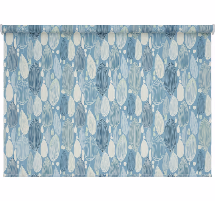 Toile fenêtre nordique gouttes de pluie tombantes - TenStickers