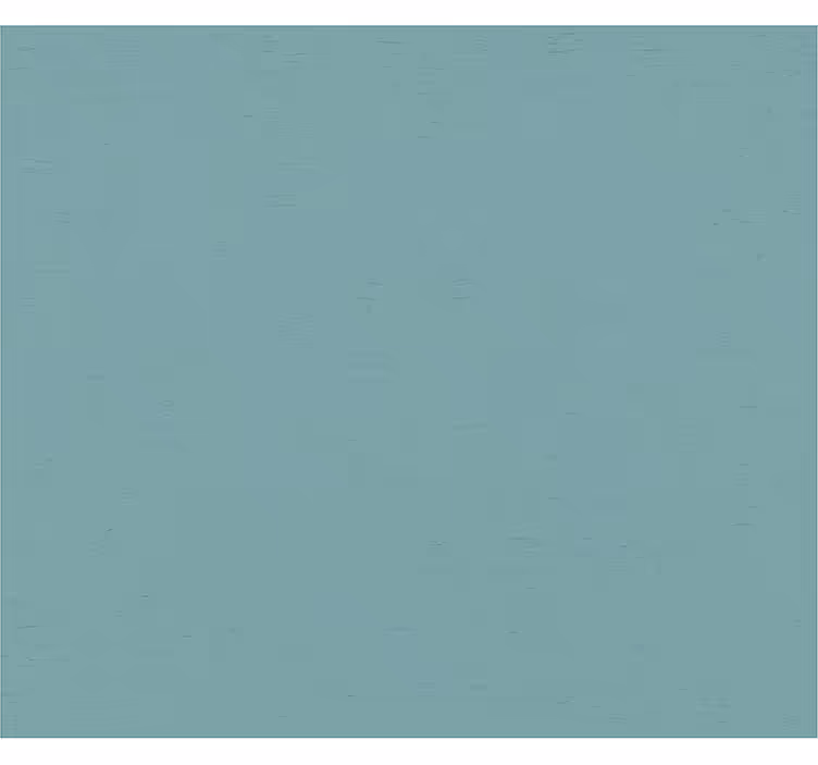 Toile fenêtre nordique bleu sarcelle uni - TenStickers