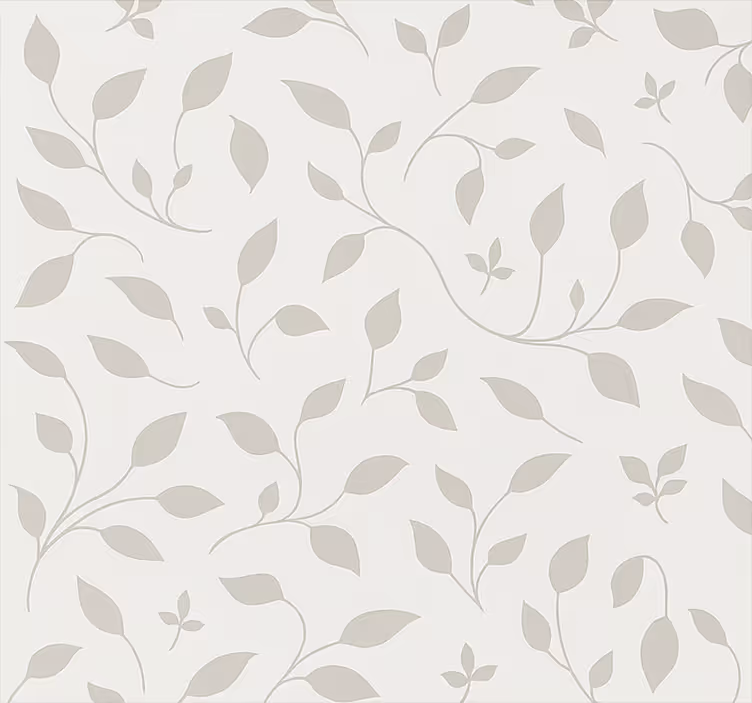 Toile fenêtre nordique motif floral apaisant - TenStickers