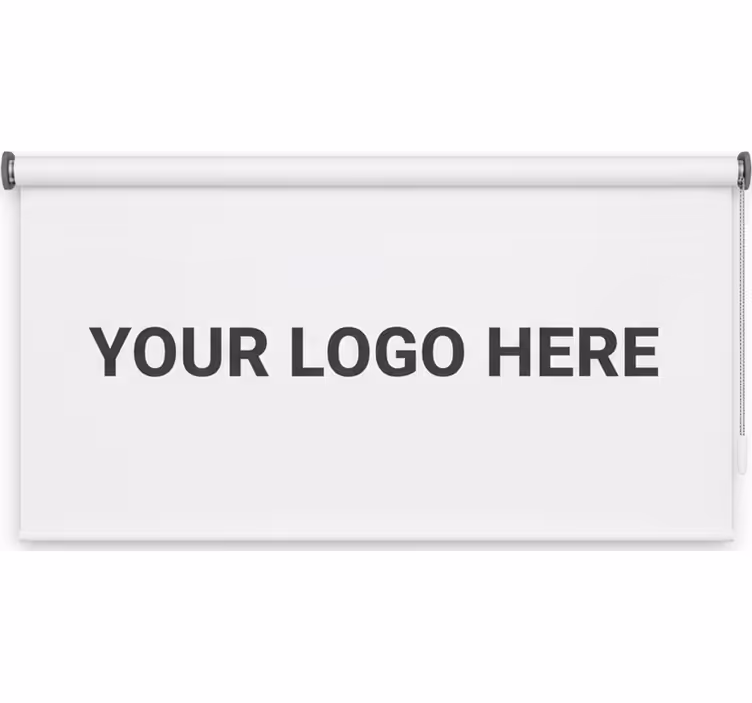 Toile fenêtre bureaux logo d'entreprise personnalisé - TenStickers