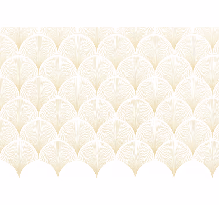 Toile fenêtre bureau motif éventail ginkgo - TenStickers