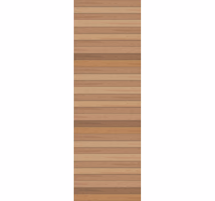 Toile fenêtre bureau planches en bois rustiques élégantes - TenStickers