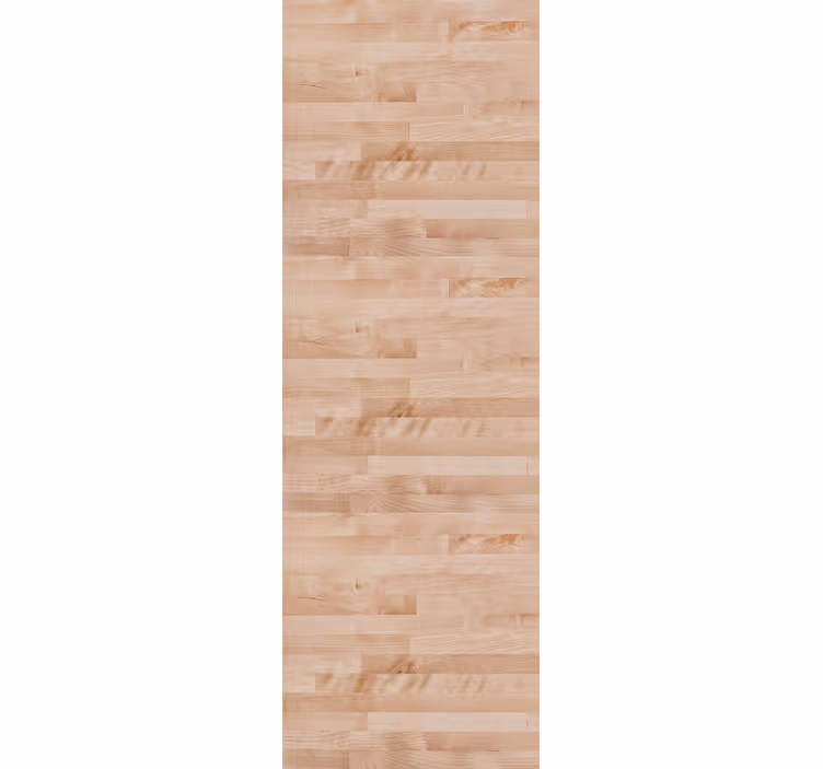 Toile fenêtre bureau planche en bois brun élégant - TenStickers