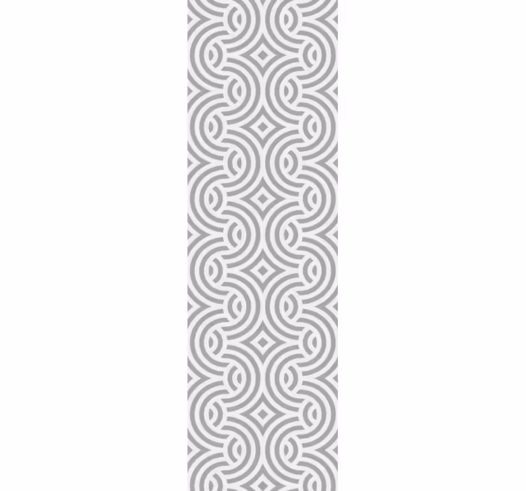 Store enrouleur salle à manger motifs spirales géométriques - TenStickers