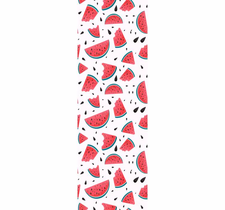 Toile fenêtre cuisine tranches de pastèque juteuses - TenStickers