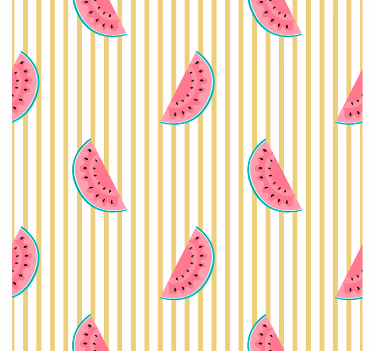 Toile fenêtre cuisine tranches de pastèque - TenStickers