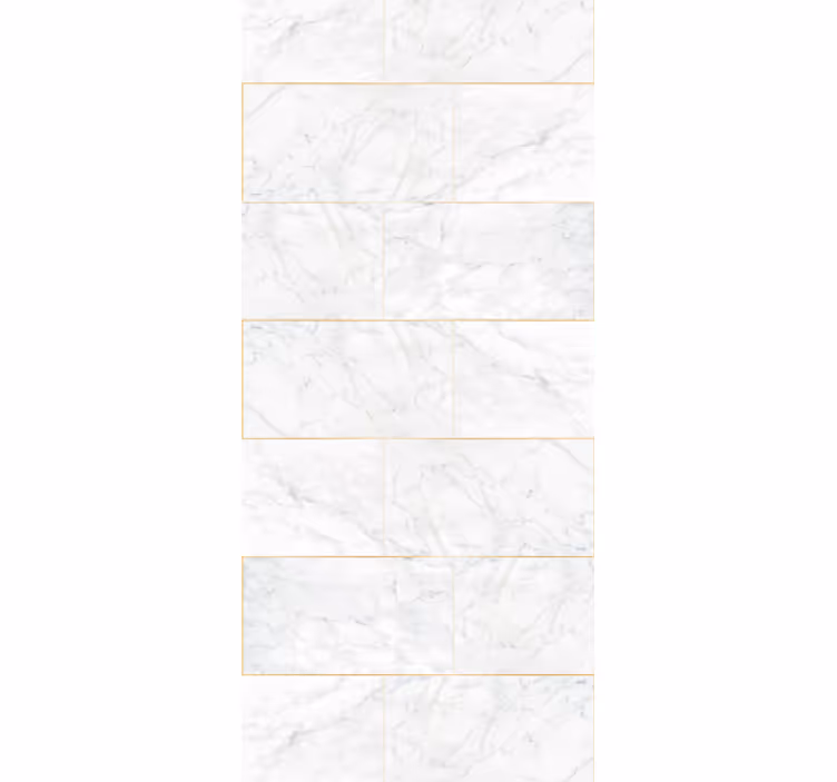 Toile fenêtre cuisine marbre doré tons gris - TenStickers