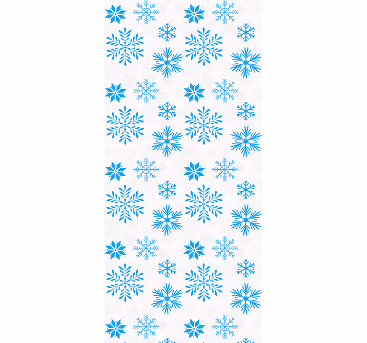 Toile fenêtre cuisine cristal de neige - TenStickers