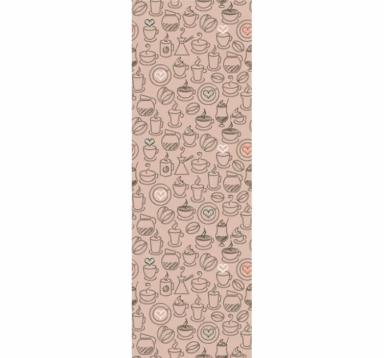 Toile fenêtre cuisine j'adore le café - TenStickers