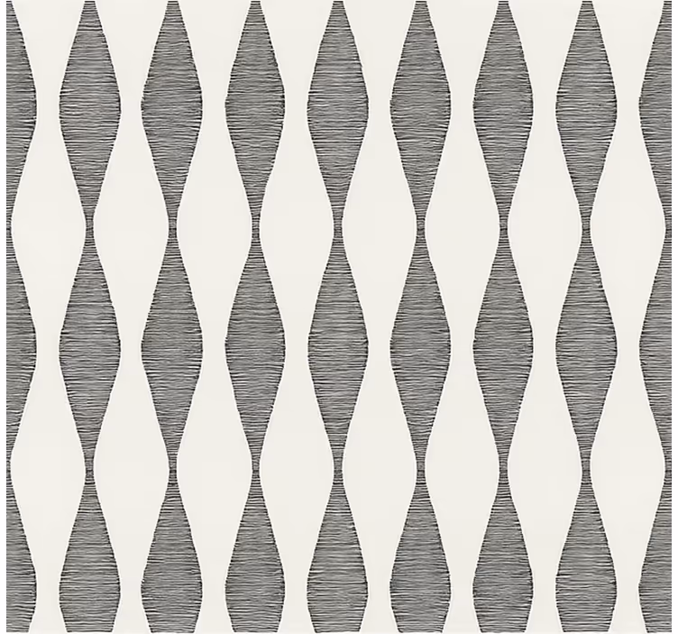 Toile fenêtre cuisine motif ikaat beige rabaul - TenStickers