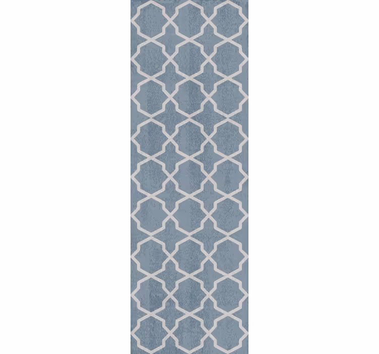 Store enrouleur salle à manger motif hamptons gris - TenStickers