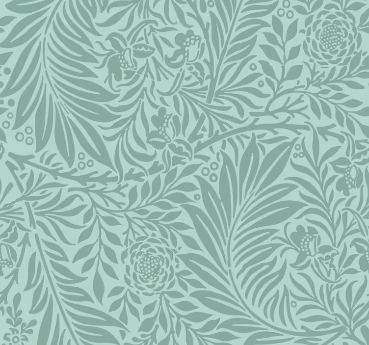 Store enrouleur salle à manger motif vintage vert menthe - TenStickers