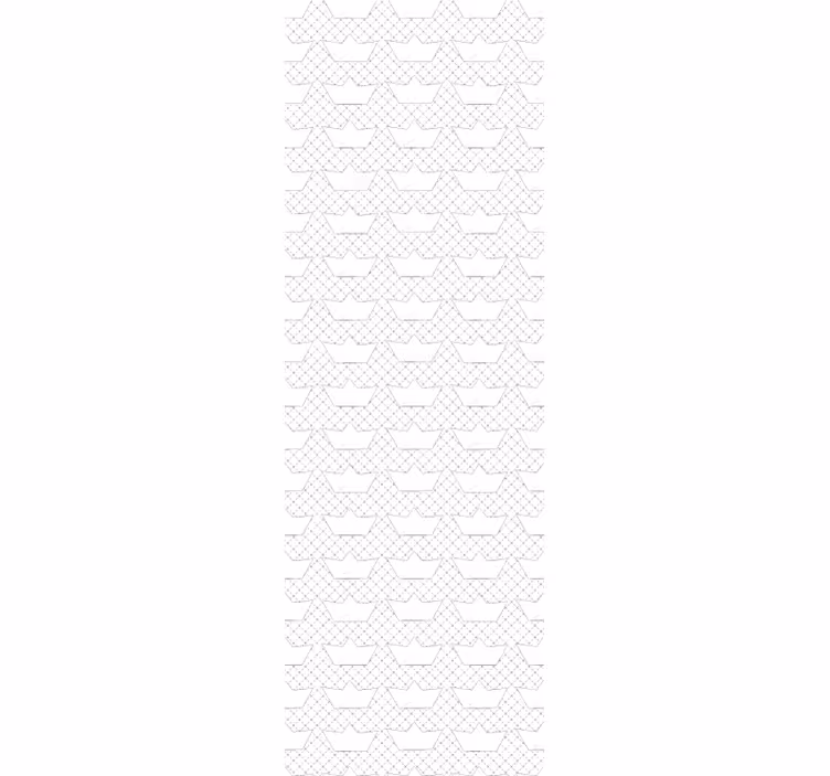 Toile fenêtre chambre enfant motif bateaux en papier - TenStickers