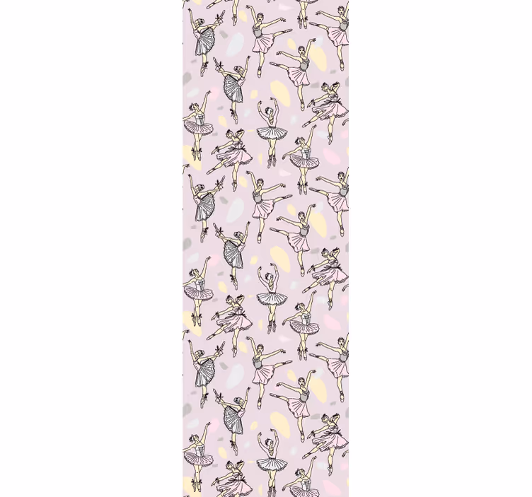Toile fenêtre chambre enfant danseuse de ballet - TenStickers