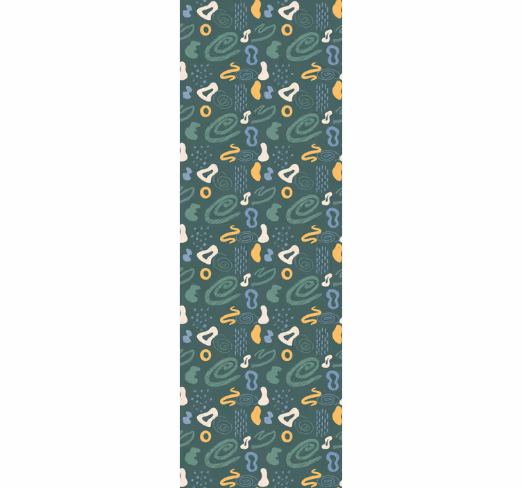 Toile fenêtre chambre enfant motifs minimalistes abstraits - TenStickers