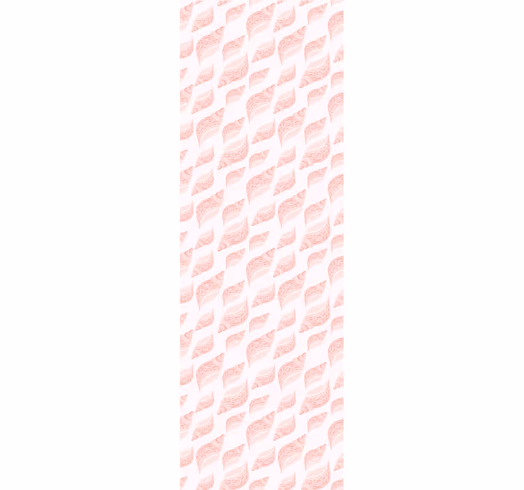 Toile fenêtre chambre enfant motif coquillage rose tendance - TenStickers