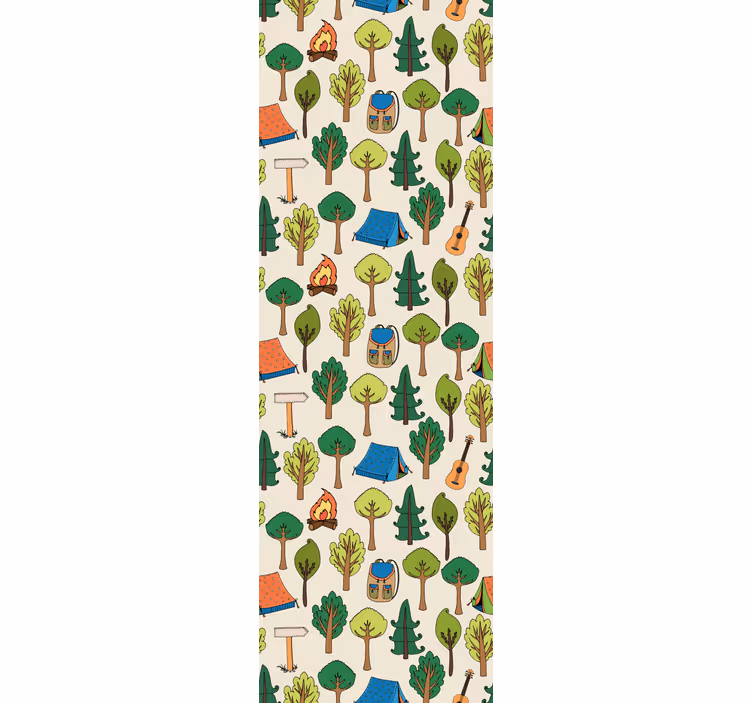 Toile fenêtre chambre enfant accessoires camping - TenStickers