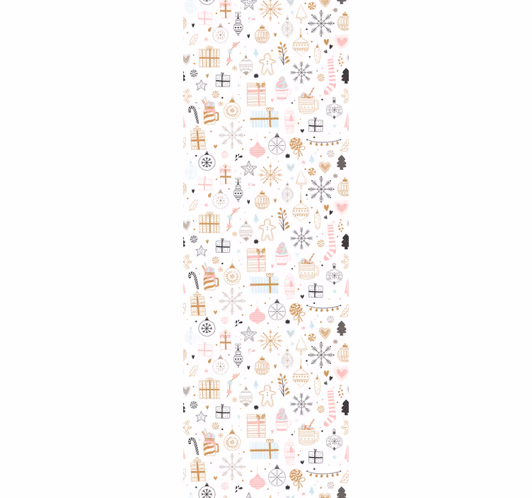 Toile fenêtre chambre enfant motif noël hiver - TenStickers