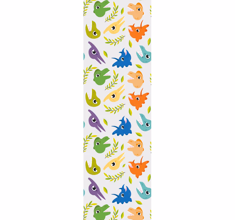 Toile fenêtre chambre enfant jeux rétro dinosaures - TenStickers