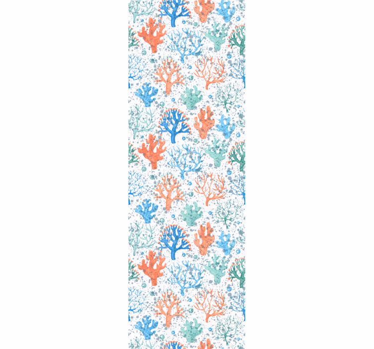 Toile fenêtre chambre enfant éclaboussure d'algues - TenStickers