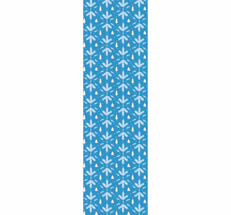 Toile fenêtre chambre enfant style nordique bleu - TenStickers