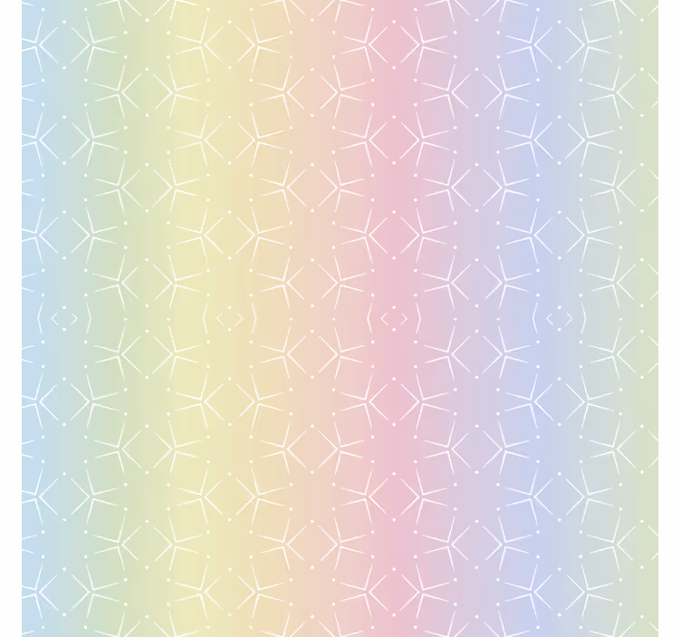Toile fenêtre chambre enfant fond pailleté arc-en-ciel - TenStickers
