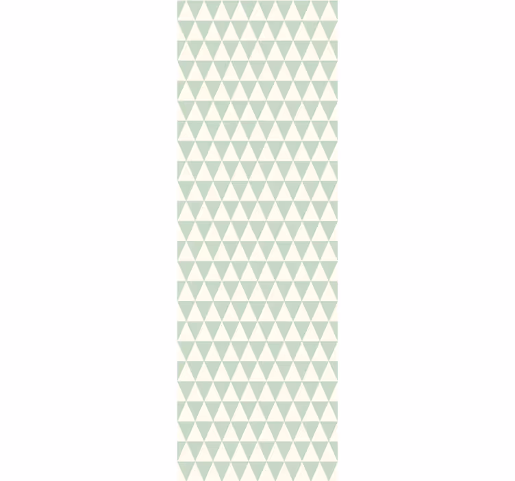 Toile fenêtre bureaux formes triangulaires grises - TenStickers