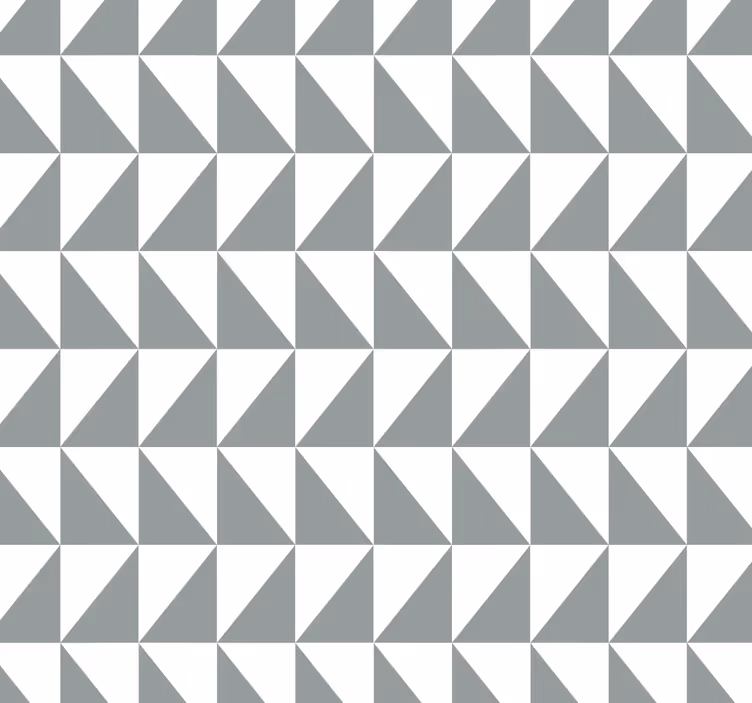 Toile fenêtre bureaux motif géométrique gris - TenStickers