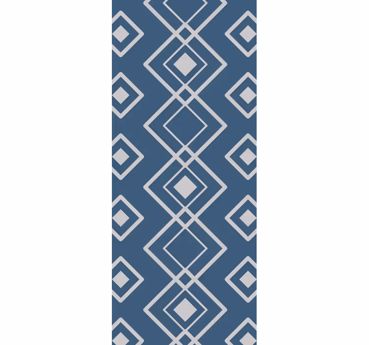 Toile fenêtre bureaux géométrique marine superfresco easy - TenStickers