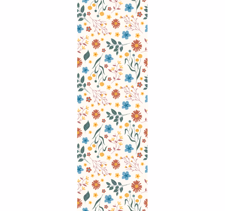 Toile fenêtre bureaux fleurs et plantes variées - TenStickers