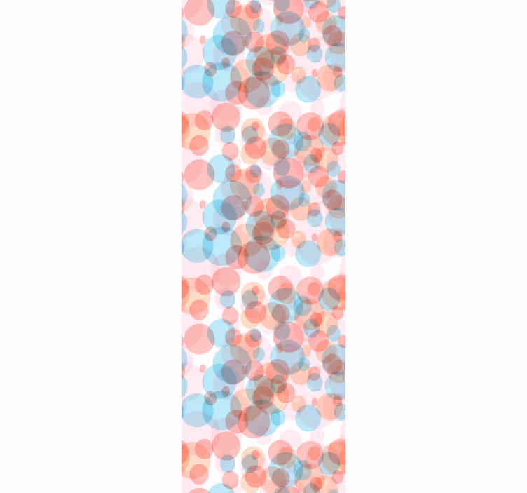 Toile fenêtre chambre adolescent bulles sucrées - TenStickers