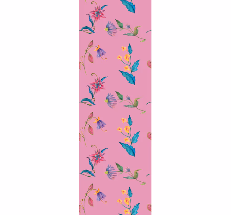 Toile fenêtre chambre adolescent jardin dessiné éclectique - TenStickers